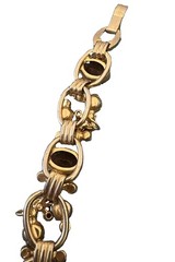 STUNNING Vintage 1960s Juliana Topaz Amber Rhinestone Bracelet D&E unmarked
