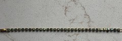 Vintage Weiss 1950s Tennis Bracelet Colorful Aurora Borealis Stones 7”Gold Tone
