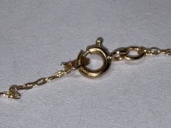 Vintage 10K Gold Blue Topaz Necklace And Matching Earrings So Pretty