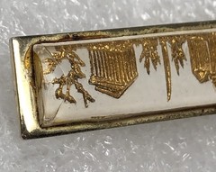 U.S. Capitol Cufflinks & Tie Bar Set Washington D.C. Gold Relief – Vintage