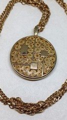 Vintage 7 Designer Signed Necklace Pendant Lot Monet Sarah Coventry Set Napier