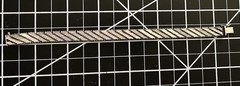 Woman’s Vintage Sterling Silver Mesh Bangle Bracelet TJ19 Mex 925, 7.5” 23 G