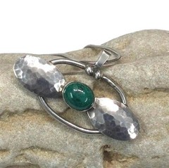 Vintage 80’s Silver 925 Rachel Gera Pendent One Of A Kind Signed Modernist Art