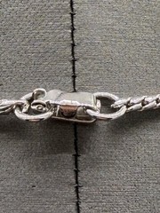 Vtg Signed ANTHONY Silvertone Clear Rhinestones 16″ Necklace