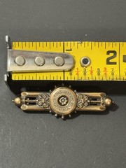 Vintage Victorian Gold Top Or Gold Filled Bar Brooch