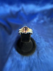 Vintage Sterling Silver Amethyst Wide Band Ring Size 7 3/4 13.4gms A Beauty!
