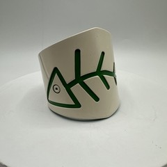 Fiorucci Vintage Fishbone Plastic Bracelet. See pics.