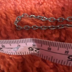 Vintage Monet Chain Textured Station Bead Necklace Silver Tone 53”