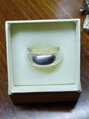 Vintage Sterling Silver 925 Men’s Dome Band Ring Size 9.75 Wide 8mm 6.2g