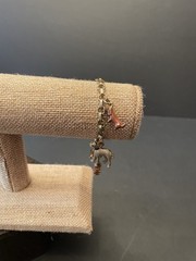 Child’s Vintage Charm Bracelet Enamel Dogs Puppies Theme 1960’s Nostalgia