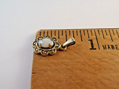 1/20th 12K Gold Filled Opal Pendant 18MM X 9MM VINTAGE