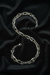 Vintage 925 Sterling Silver and Yellow Gold Vermeil Open-Link Necklace