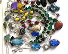 :Mystery ??? bag of Semi precious Gemstone Jewelry Worth $$$ BUY 2 GET 1 FREE