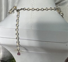 Vintage Unsigned Demi Parure Necklace & Earrings