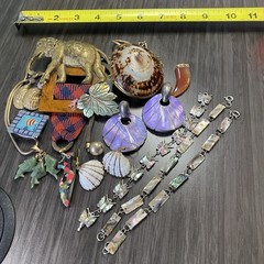 Vtg Animal Jewelry Lot – Animal Gemstone Lot – Unsigned Vintage Pieces
