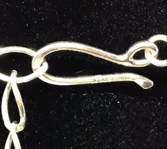Vtg. Jay King Desert Rose Trading Yellow Stone Sterling Necklace