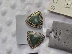 Vintage 80s 90s Earrings Lot 10 Pairs Pierced New Napier Claiborne 14K GF Pakula