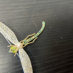 Flawless Signed MMA MKM CN Metropolitan Museum Of Art Russian Dragonfly Brooch