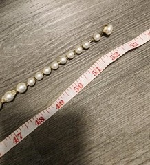 Super Long Japan Beaded Faux Pearl Necklace 53″ Vintage