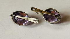 Earrings Silver 875 USSR vintage star Women’s jewelry, gifts, 339