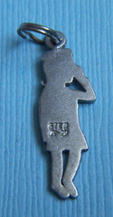 Vintage Canada Girl Guide scout sterling charm