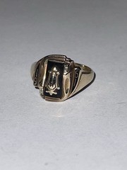 Class of 1961 10k Class Ring with Black Stone Size 5.25 – 3.8 Grams ☚☚☚☚☚Lo👀oK!