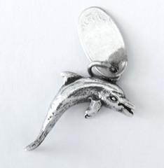 Sterling Dolphin Great Adventure Charm Silver Animal Sea Ocean Aquatic Travel