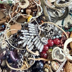 9 Pounds Of Mystery Jewelry! Vintage To Modern Lot of Wearable, Craft