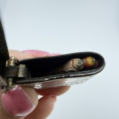 925 Sterling Silver Vintage Match Safe Antique Etched Scroll Vesta Case 14.8g