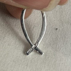 Christian Jesus Fish Dangling Earrings For Pierced Ears Sterling Silver 1” Theda