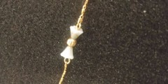 Signed ( SARAH COV ) Vintage Gold Tone Necklace Length – 32in