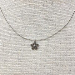 Lady Remington Daisy Necklace Silver-Tone Flower Dainty Soft Girl Feminine VTG