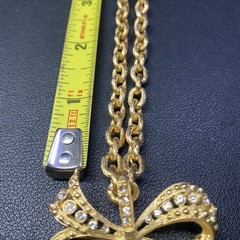 Vtg JBK Camrose & Kross Cherub Angel Crystal Gold Tone Pin Brooch Pendant