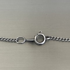 Vintage Hecho En Mexico Sterling Silver Chain Necklace 20 1/2” 3.8G