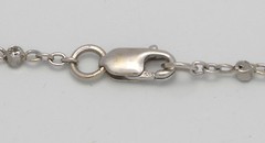 Beautiful Original Antique 3.00 CTW. DIAMONDs 14 K Gold NECKLACE 16′ 9.6 grams