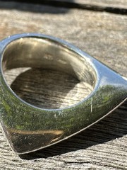 Quinn Sterling Silver ring Norway Norwegian vintage estate 2441