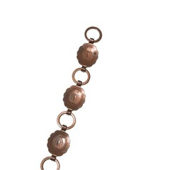 Copper Bracelet 7″ Concho Southwestern Rustic Americana Cowgirl Boho Rodeo VTG
