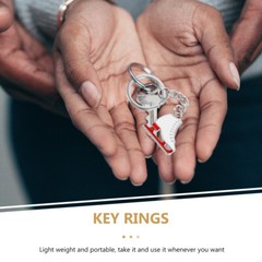 Zinc Alloy Key Chain Wear-resistant Alloy Roller Skate Decorative Bag Pendants