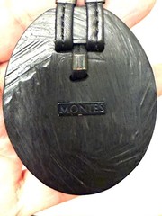 Gerda Lynggaard Monies Leather , Ebony Wood & Black Onyx Pendant Necklace