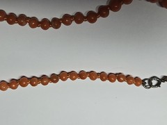 Antique Hand Knotted Red Coral Necklace