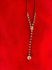 Vintage rhinestone silver necklaces, 2 pieces ,good condition.