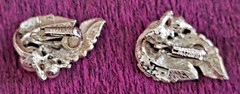Clip-On Earrings Lot of 3- Includes one pair Sarah Coventry 1964 Silver Splendor