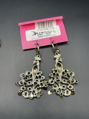 Betsey Johnson Morocco Adventure Peacock Earrings Rare