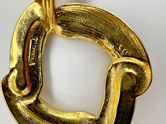 Jewelry Lot 1980s Black and Yellow Gold Tone incl Monet, Trifari, and more