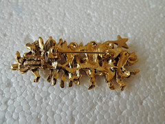 NEW***EDGAR BEREBI “The Angels of Love” original BROOCH!!