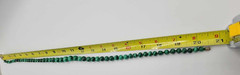 Vintage Malachite Gemstone Necklace 20.5” Long with Clasp