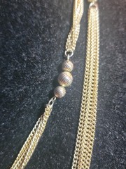 Vintage Gold Tone 24 Inch Necklace