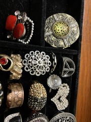 Vintage ~Modern Ladies Fashion Costume Jewelry Rings Lot B 31 AS IS Some STONES