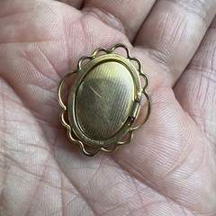 Vintage PR ST Co Locket Pendant 12k GF Two Toned Keepsake Providence Stock Co