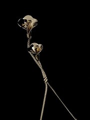 Vtg Avon Calla Lily Flowers Lariat Necklace Y Drop Silver Tone Gold Floral 20″